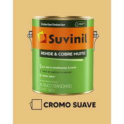 Tinta Rende e Cobre Muito Suvinil - Cromo Sua... - VIVA COR TINTAS