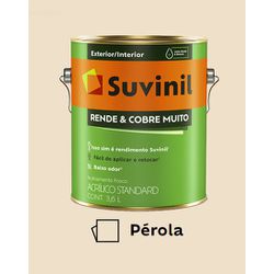 Tinta Rende e Cobre Muito Suvinil - Pérola - ... - VIVA COR TINTAS