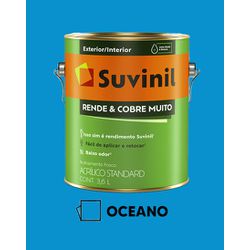 Tinta Rende e Cobre Muito Suvinil - Oceano - ... - VIVA COR TINTAS