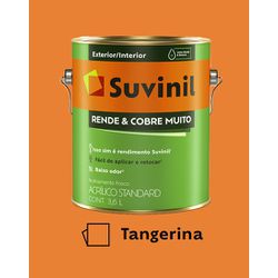 Tinta Rende e Cobre Muito Suvinil - Tangerina... - VIVA COR TINTAS