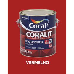 Esmalte Sintético Brilhante Coralit - Vermelh... - VIVA COR TINTAS