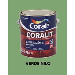 Esmalte Sintético Brilhante Coralit - Verde Nilo - VIVA COR TINTAS