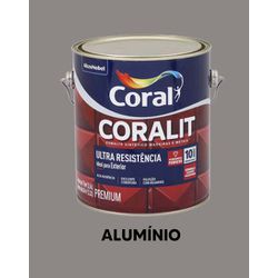 Esmalte Sintético Brilhante Coralit - Alumíni... - VIVA COR TINTAS