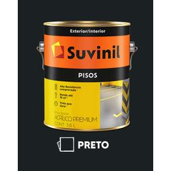 Tinta Piso Suvinil - Preto - V0241 - VIVA COR TINTAS