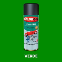 Spray Uso Geral Colorgin - Verde - 20744 - VIVA COR TINTAS