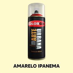 Spray Arte Urbana 400ml - Amarelo Ipanema - 2... - VIVA COR TINTAS