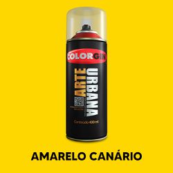 Spray Arte Urbana 400ml - Amarelo Canário - 2... - VIVA COR TINTAS