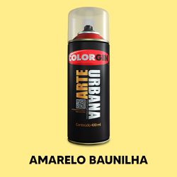 Spray Arte Urbana 400ml - Amarelo Baunilha -... - VIVA COR TINTAS