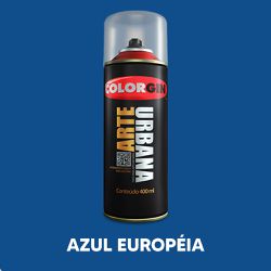 Spray Arte Urbana 400ml - Azul Européia - 206... - VIVA COR TINTAS