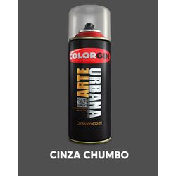 Spray Arte Urbana 400ml - Cinza Chumbo - 2109 - VIVA COR TINTAS