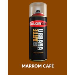 Spray Arte Urbana 400ml - Marrom Café - 20635 - VIVA COR TINTAS