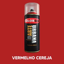 Spray Arte Urbana 400ml - Vermelho Cereja - 2... - VIVA COR TINTAS