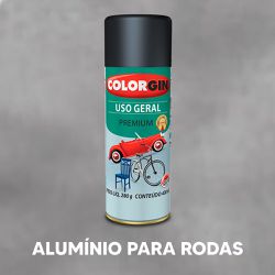 Spray Uso Geral Colorgin - Alumínio para Roda... - VIVA COR TINTAS