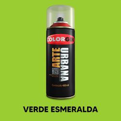 Spray Arte Urbana 400ml - Verde Esmeralda - 2... - VIVA COR TINTAS