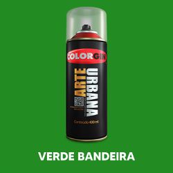 Spray Arte Urbana 400ml - Verde Bandeira - 20... - VIVA COR TINTAS