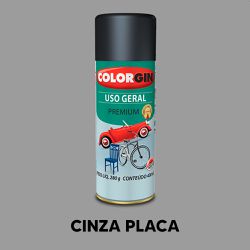 Spray Uso Geral Colorgin - Cinza Placa - 2074 - VIVA COR TINTAS