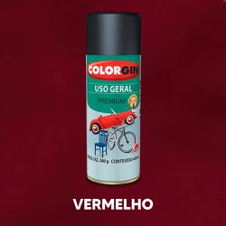 Spray Uso Geral Colorgin - Vermelho - 12166 - VIVA COR TINTAS