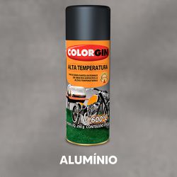 Spray Alta Temperatura Colorgin - Alumínio - ... - VIVA COR TINTAS