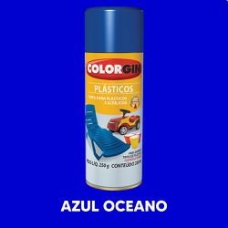 Spray Para Plásticos Colorgin - Azul Oceano -... - VIVA COR TINTAS