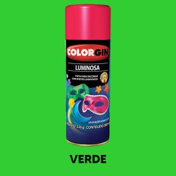 Spray Luminosa Colorgin - Verde - 12148 - VIVA COR TINTAS