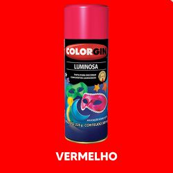 Spray Luminosa Colorgin - Vermelho - 12149 - VIVA COR TINTAS