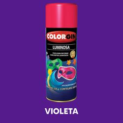 Spray Luminosa Colorgin - Violeta - 12147 - VIVA COR TINTAS