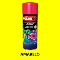 Spray Luminosa Colorgin - Amarelo - 12143 - VIVA COR TINTAS