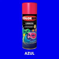 Spray Luminosa Colorgin - Azul - 12144 - VIVA COR TINTAS