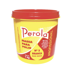 MASSA POLIR BASE D'AGUA 2 PEROLA 1,0KG - 2220 - VIVA COR TINTAS