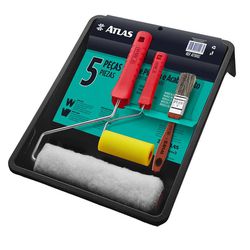 KIT DE PINTURA 1002 5 PEÇAS - ATLAS - 07582 - VIVA COR TINTAS