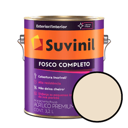 Tinta Fosco Completo Suvinil - Pérola - V0046 - VIVA COR TINTAS