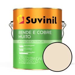 Tinta Rende e Cobre Muito Suvinil - Pérola - ... - VIVA COR TINTAS