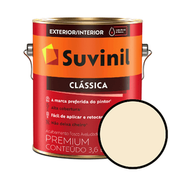 Tinta Clássica Suvinil - Pérola - V0163 - VIVA COR TINTAS