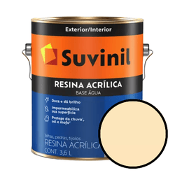 Resina Acrílica Base Água Suvinil - Marfim - ... - VIVA COR TINTAS