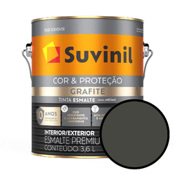 ESMALTE GRAFITE FOSCO SUVINIL - GRAFITE ESCUR... - VIVA COR TINTAS