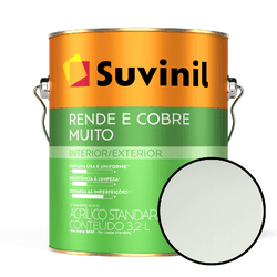 Tinta Rende e Cobre Muito Suvinil - Gelo - V0... - VIVA COR TINTAS