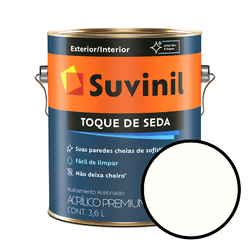 Suvinil Toque de Seda Acetinado – Branco Neve... - VIVA COR TINTAS