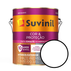 Esmalte Cor e Proteção Fosco Suvinil - Branco... - VIVA COR TINTAS