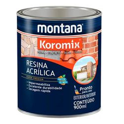 Resina Acrílica Incolor Brilhante 0,9L Montan... - VIVA COR TINTAS