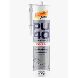 Adesivo Selante PU40 Cinza 400g Mundial Prime... - VIVA COR TINTAS