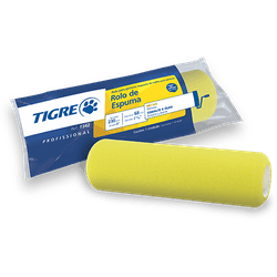 ROLO DE ESPUMA 23CM 1342 SEM SUPORTE TIGRE - ... - VIVA COR TINTAS