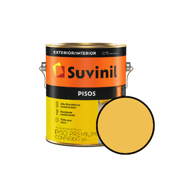 Tinta Piso Suvinil 3,6l - Amarelo Demarcação ... - VIVA COR TINTAS