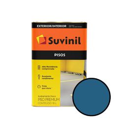 Tinta Piso Suvinil 18l - Azul - 13025 - VIVA COR TINTAS