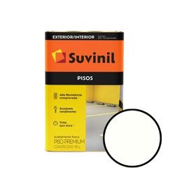 Tinta Piso Suvinil 18l - Branco - 13034 - VIVA COR TINTAS