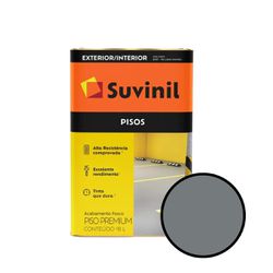 Tinta Piso 18l Suvinil - Cinza - 13058 - VIVA COR TINTAS