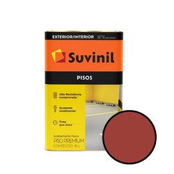 Tinta Piso Suvinil 18l - Vermelho Demarcação ... - VIVA COR TINTAS