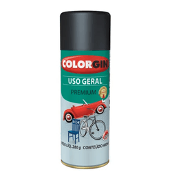 SPRAY VERNIZ USO GERAL 0,35L COLORGIN - 12347 - VIVA COR TINTAS