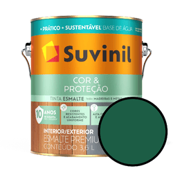 Esmalte Seca Rápido Brilhante Suvinil - Verde... - VIVA COR TINTAS