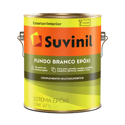 Fundo Epóxi Branco 2,7 Litros - Suvinil - 072... - VIVA COR TINTAS