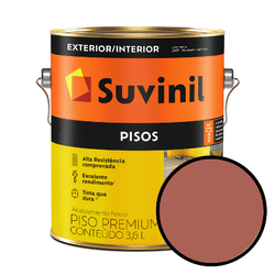 Tinta Piso Suvinil 3,6l - Cerâmica - 13045 - VIVA COR TINTAS